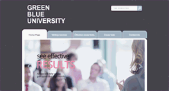 Desktop Screenshot of greenblueuniversity.org